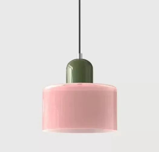 Vintage Stained Glass Chandelier for Bedside and Dining