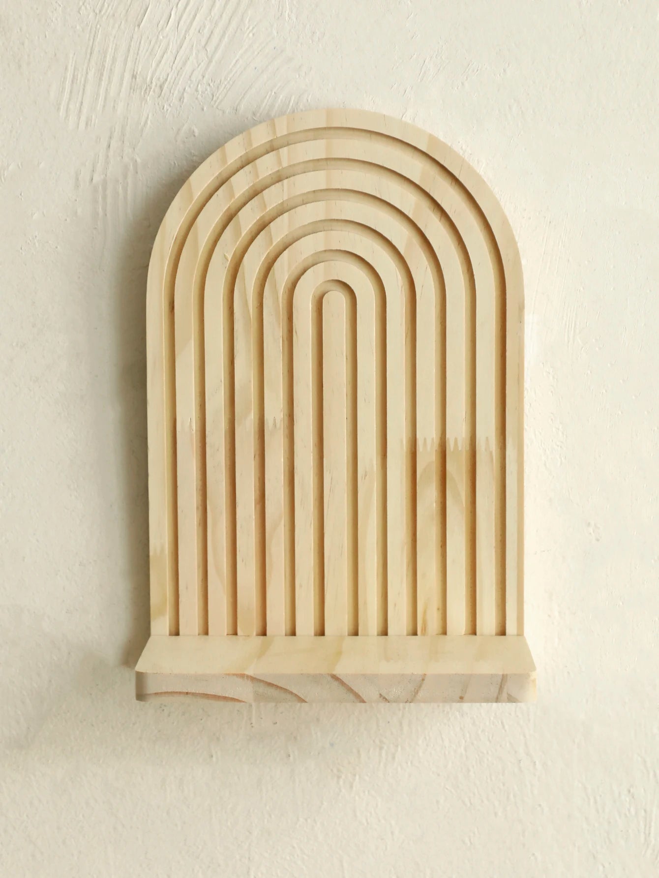 Boho Arch Floating Wall Shelf