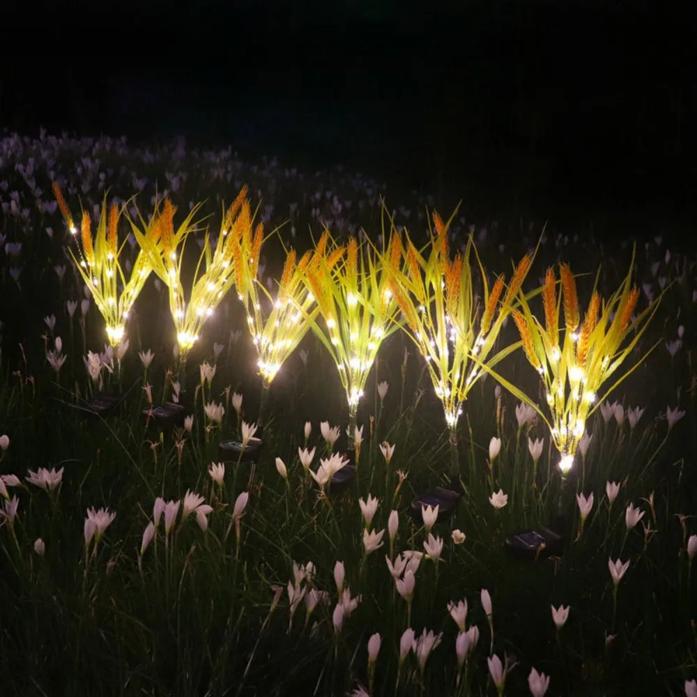 Solar Wheat Ear Garden Lights