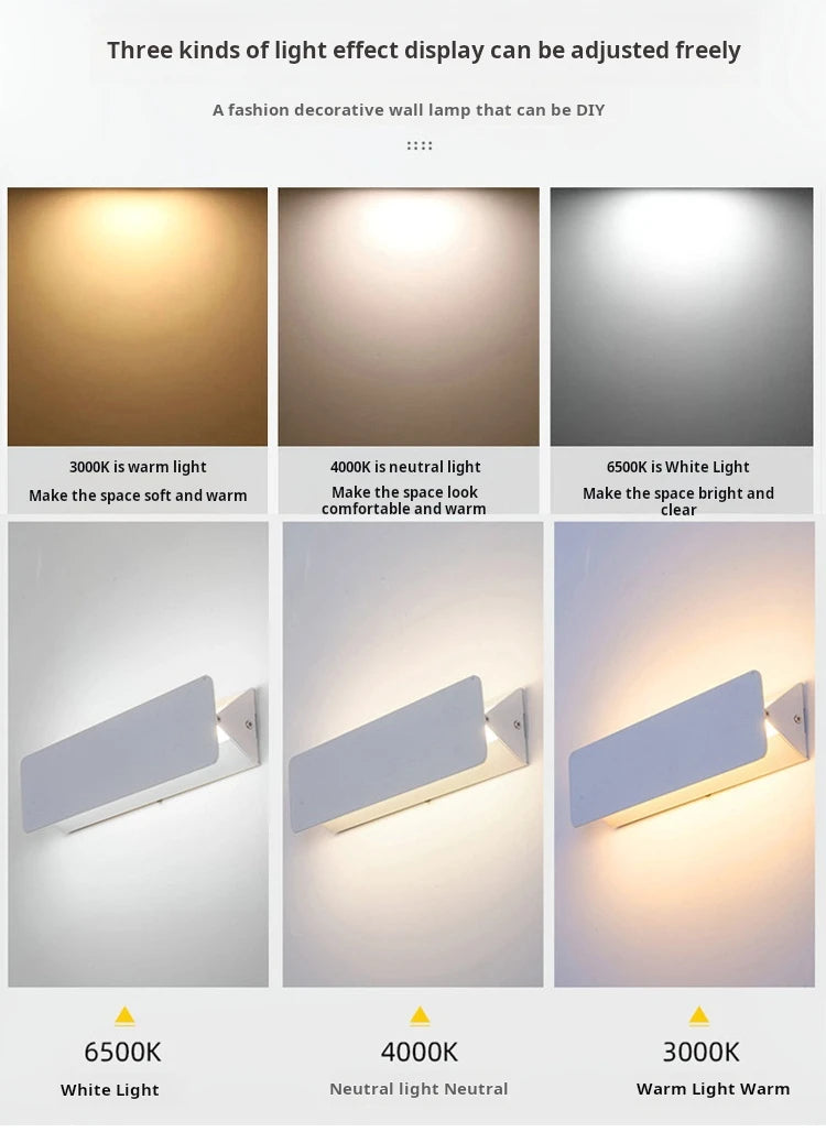 Adjustable Aluminum LED Wall Lamp