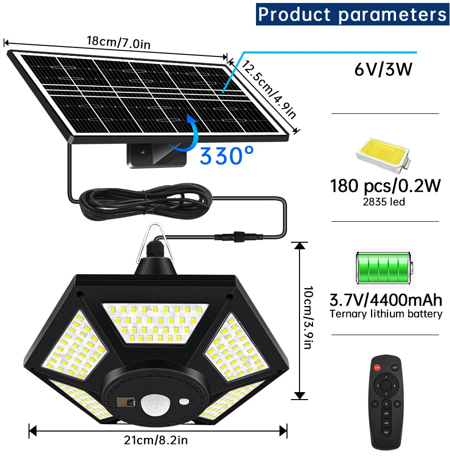 Solar Shed Light Solar Pendant Light