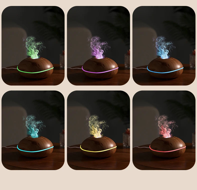 Aroma Humidifier flame Can Add Essential Oil Small AromaRelax Machine