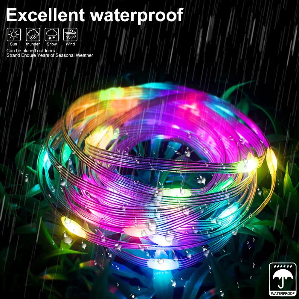 Bluetooth RGBIC Color Fairy String Lights