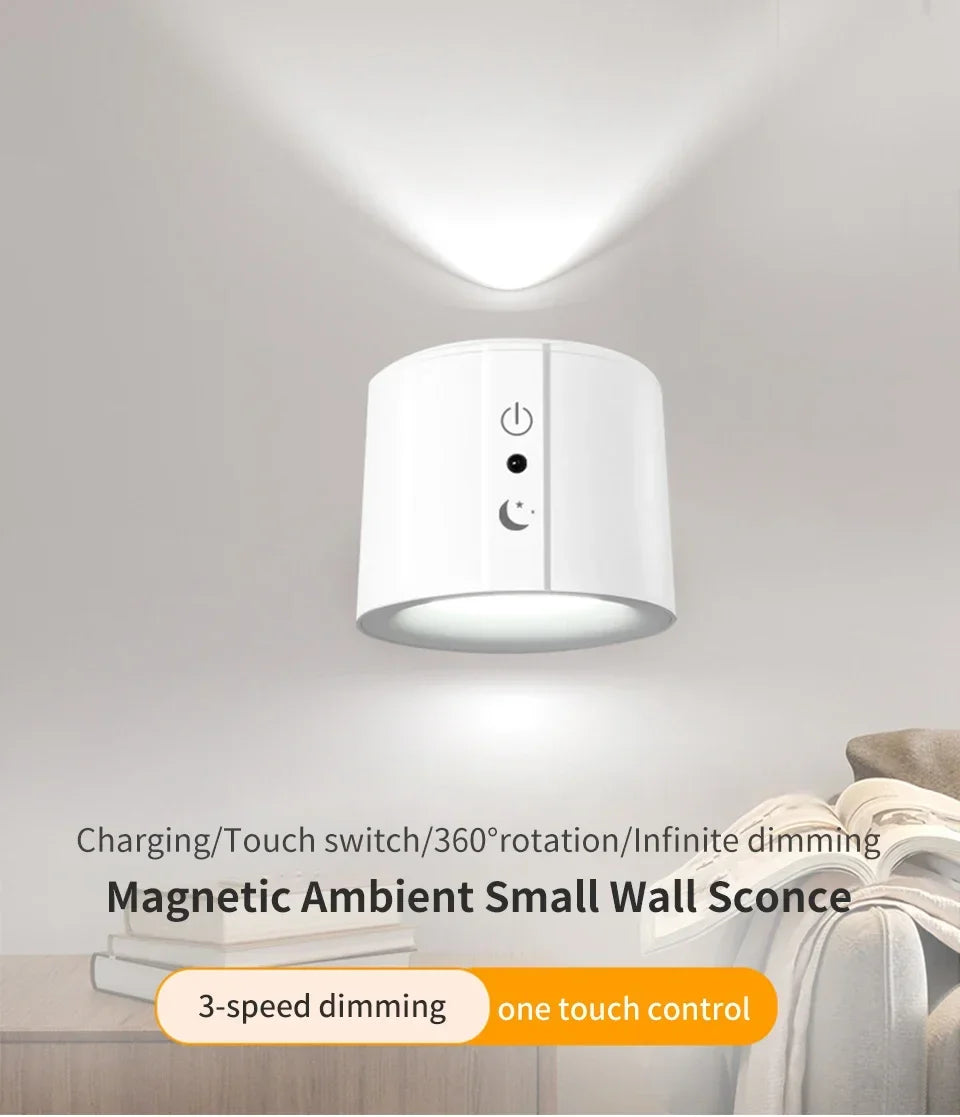 Mini Magnetic Dual Head Wall Light