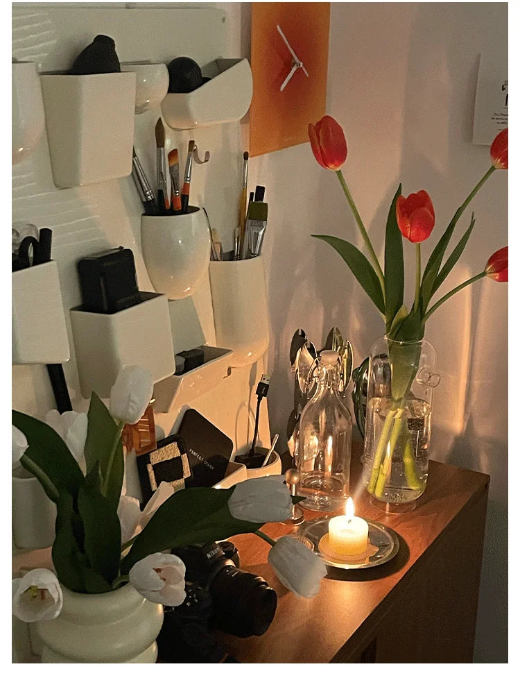 Wall Mounted Storage Rack with Hooks