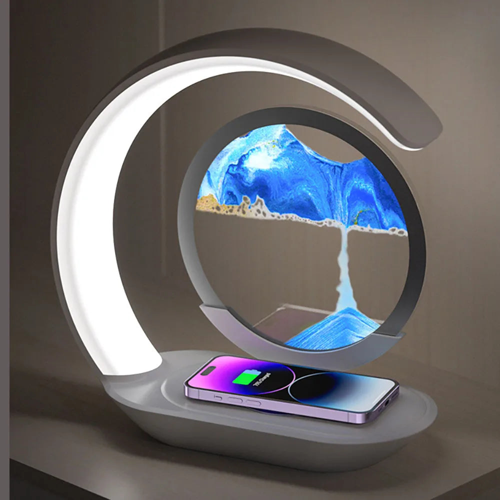 Quicksand Wireless Charging Table Lamp