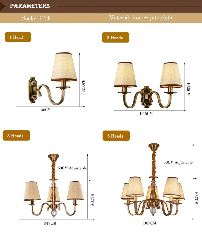 Classic Multi Arm LED Chandelier