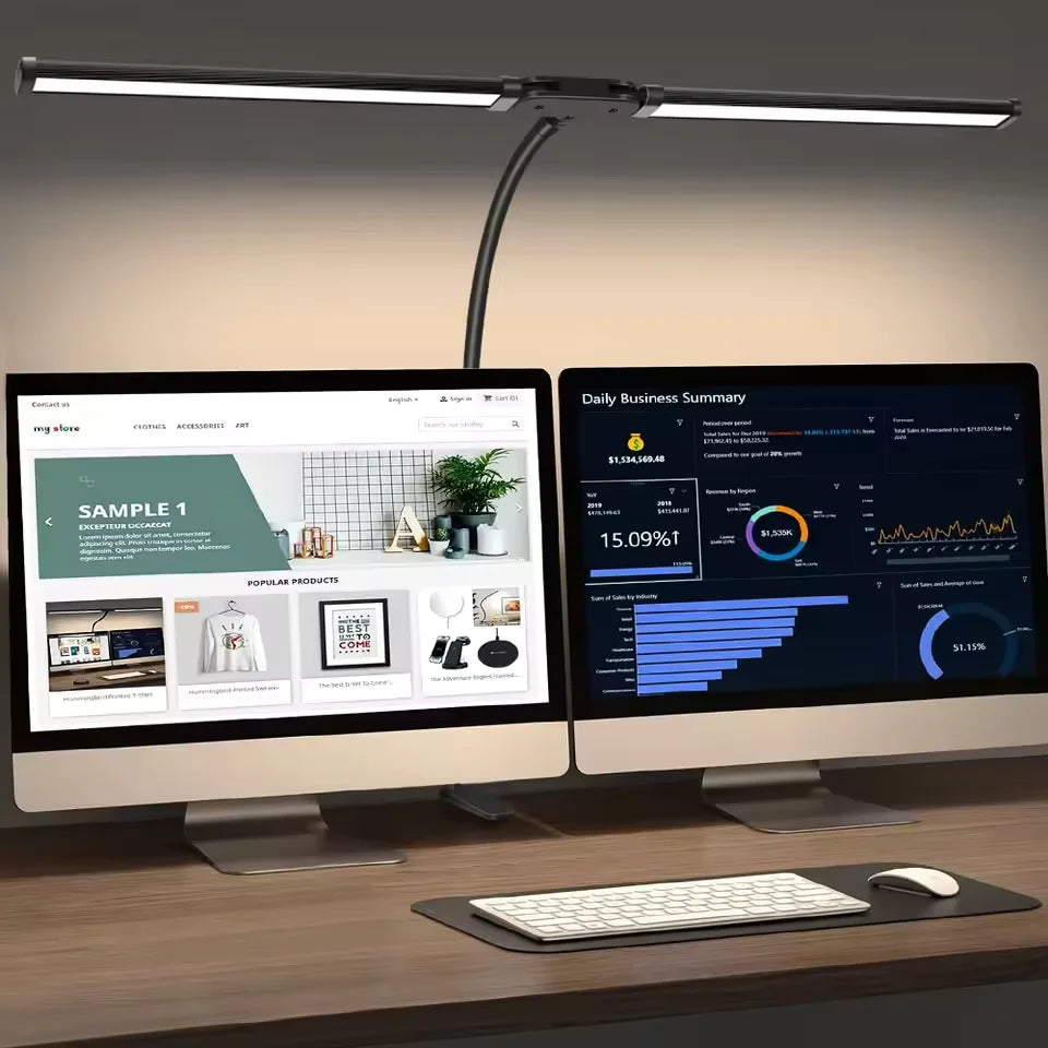 Eye-Care Metal Clip Lamp