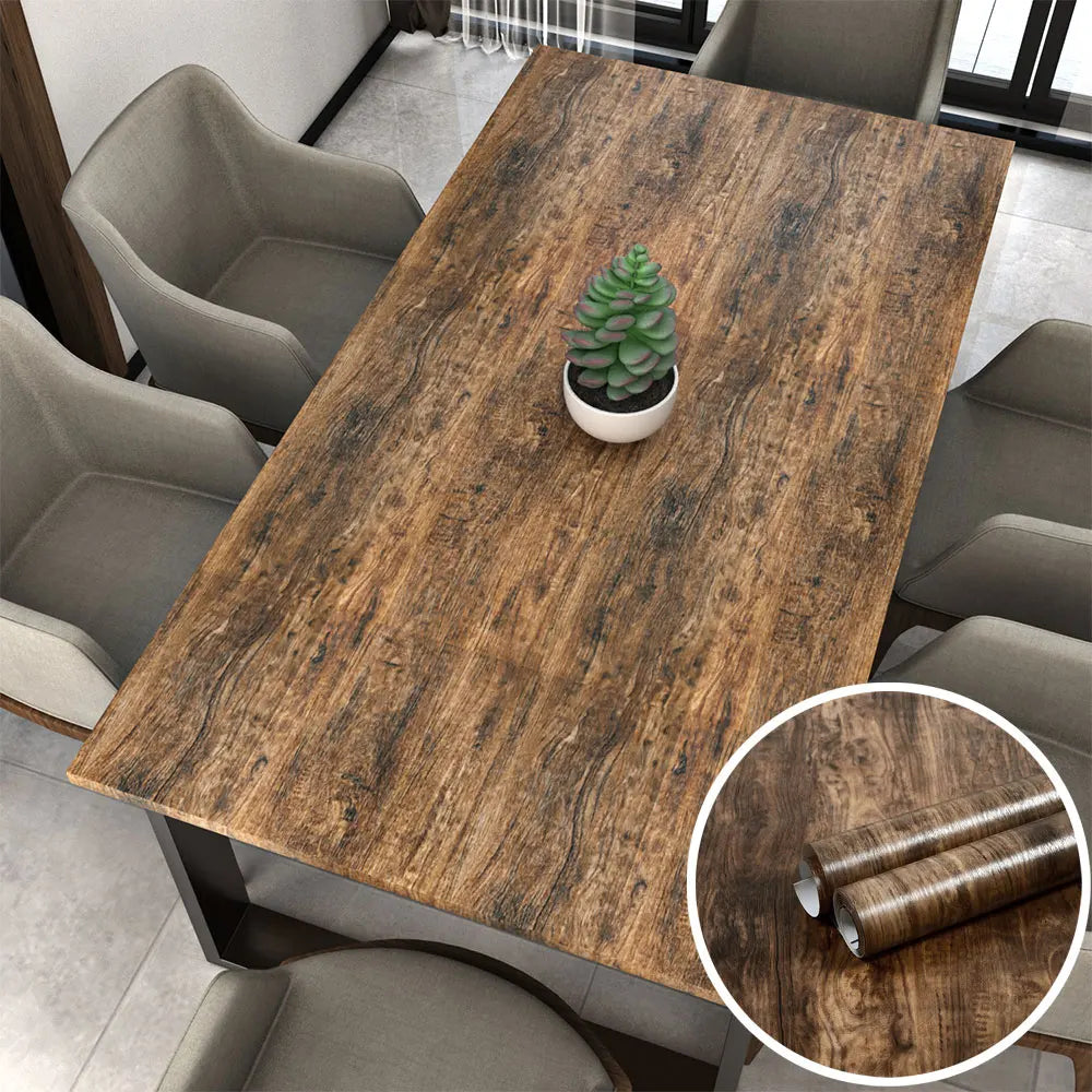 Wood Grain Self Adhesive Wallpaper