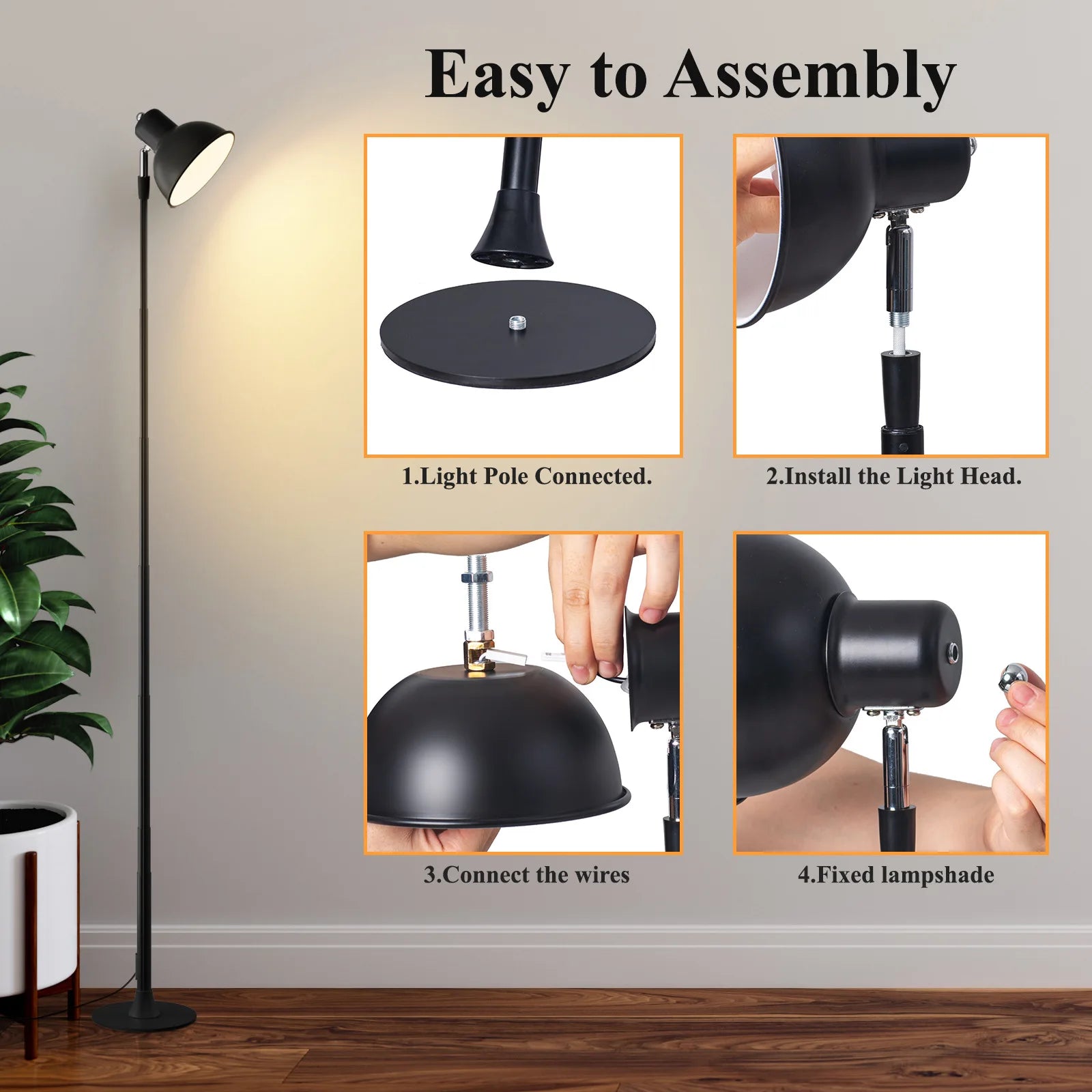 Telescopic Adjustable Floor Lamp