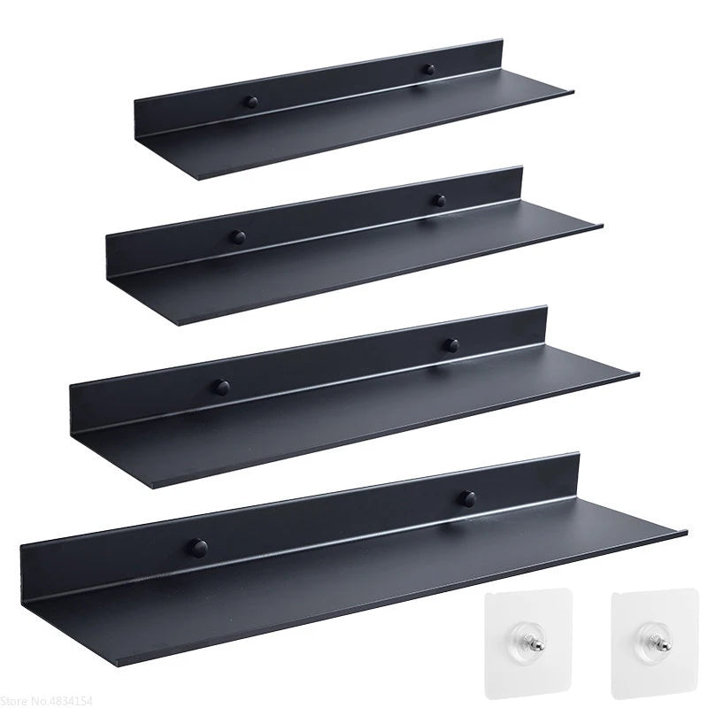 Matt Black Bathroom Wall Shelf