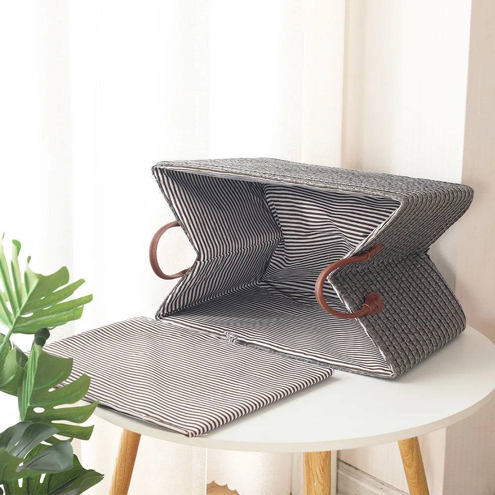 Foldable Woven Storage Basket