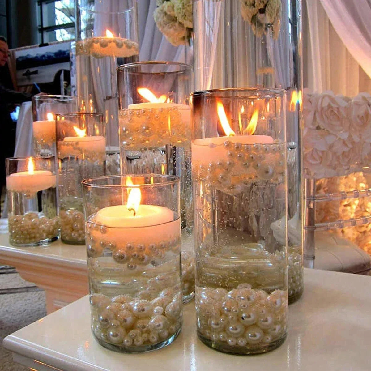 Cylinder Glass Candle Holder