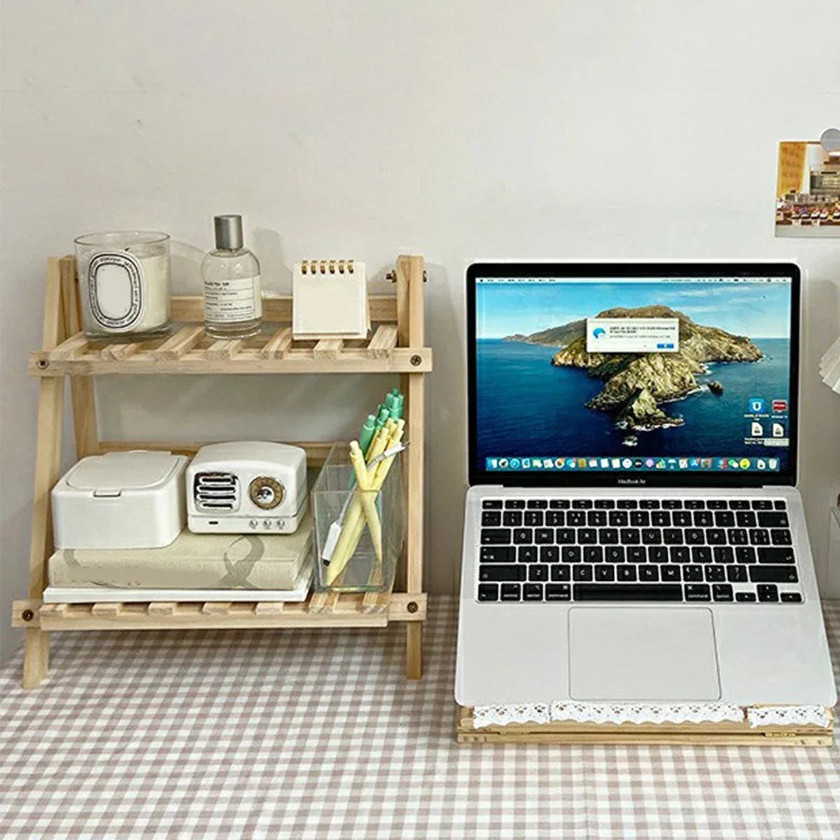 Two Layer Desktop Storage Shelf
