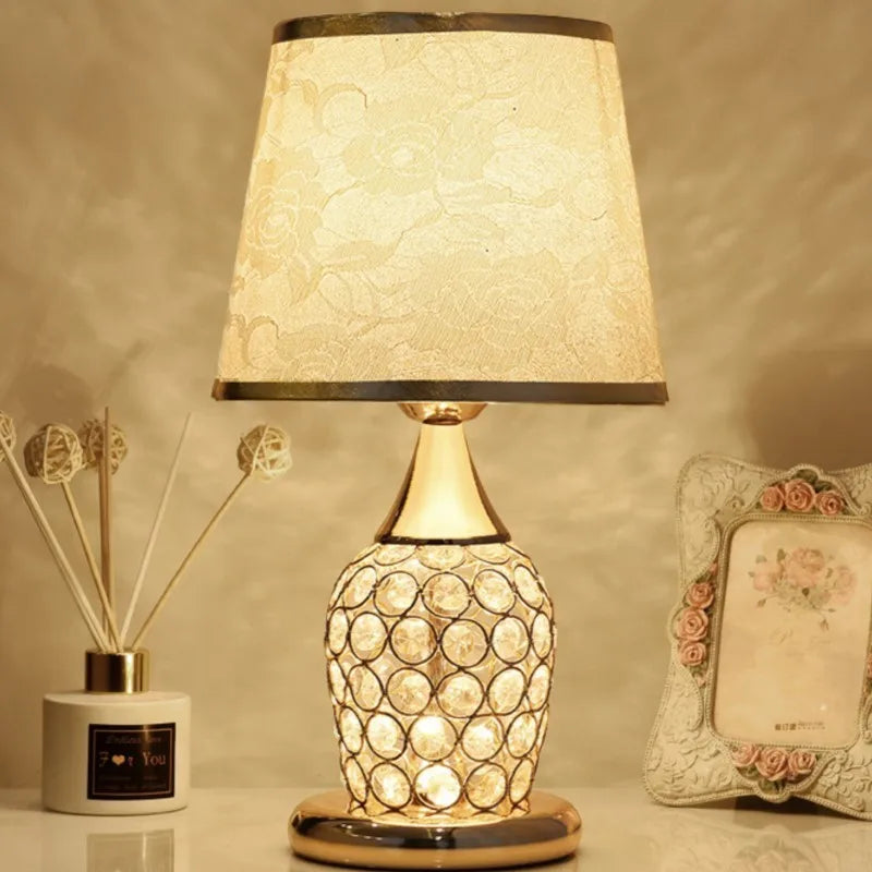 Crystal Base Table Lamp