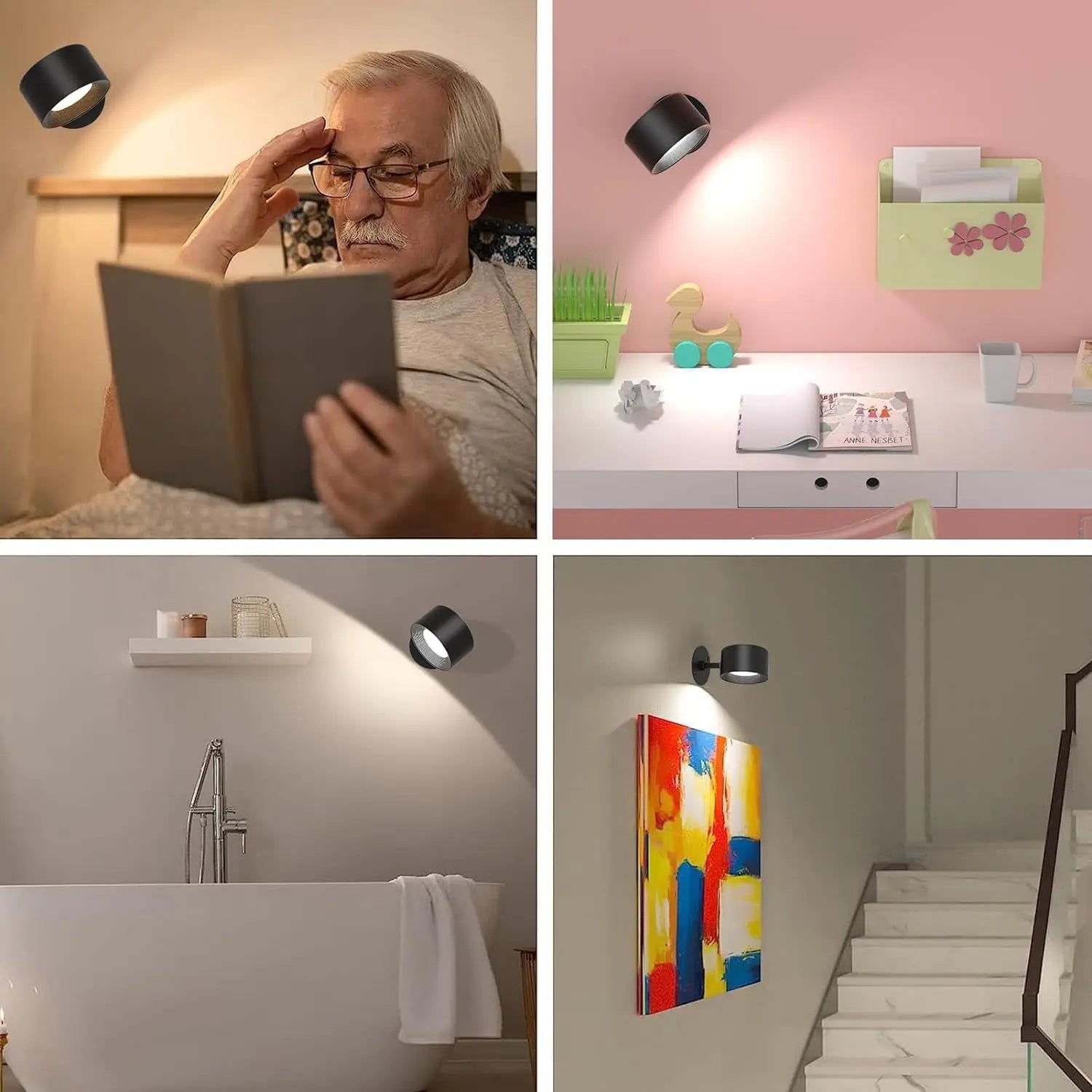 Magnetic Rechargeable Spot Wall Light