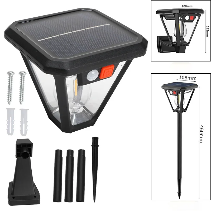 Solar Motion Sensor Wall Light