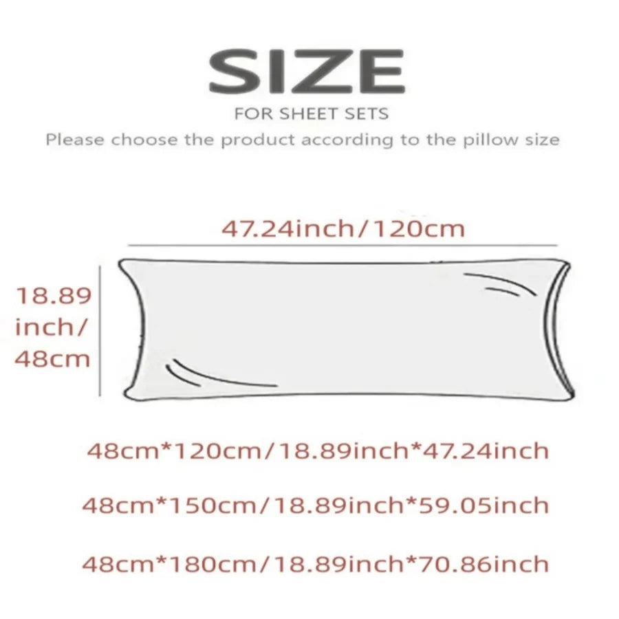 Solid Color Plush Long Pillowcase Cushion Cover