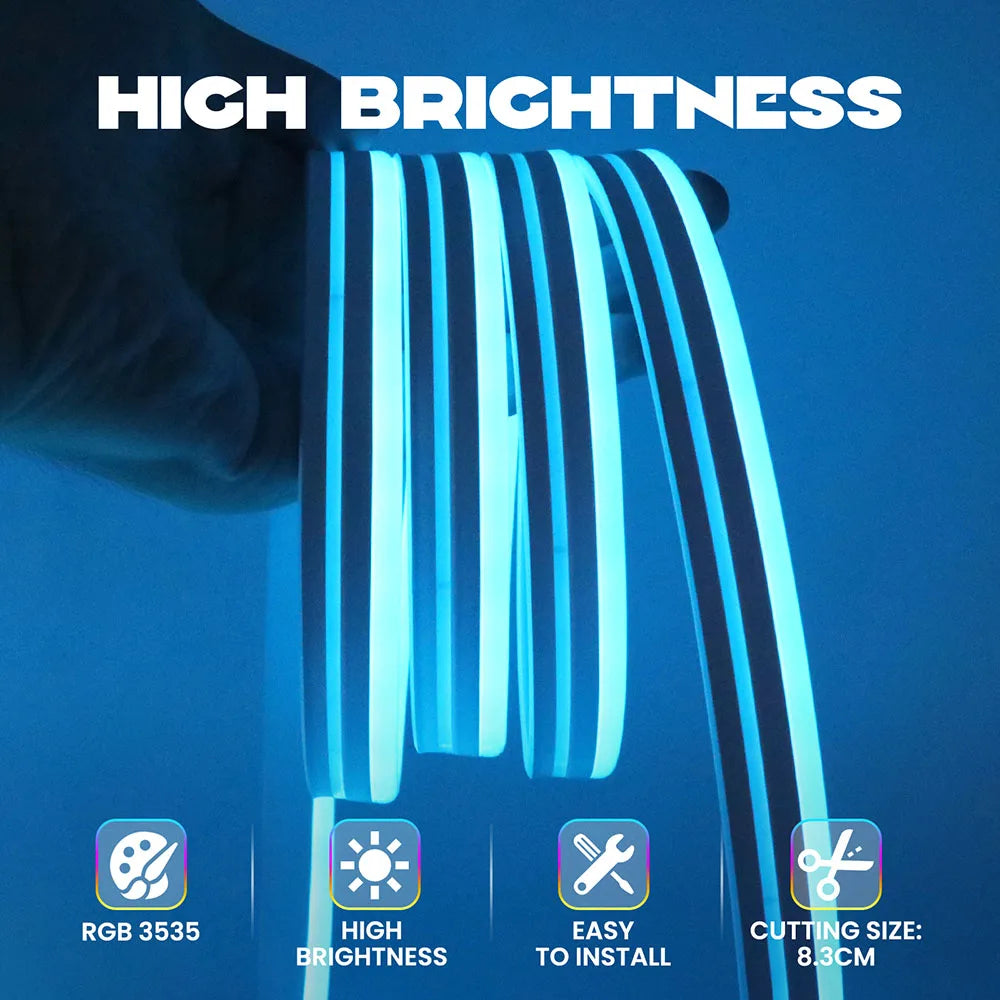DC24V RGB Neon Rope Light