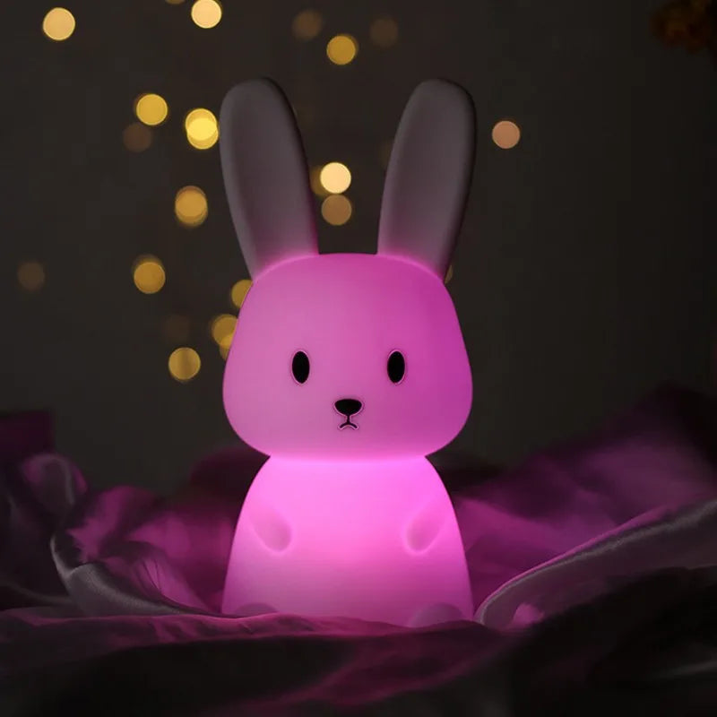 Silicone Rabbit Night Light