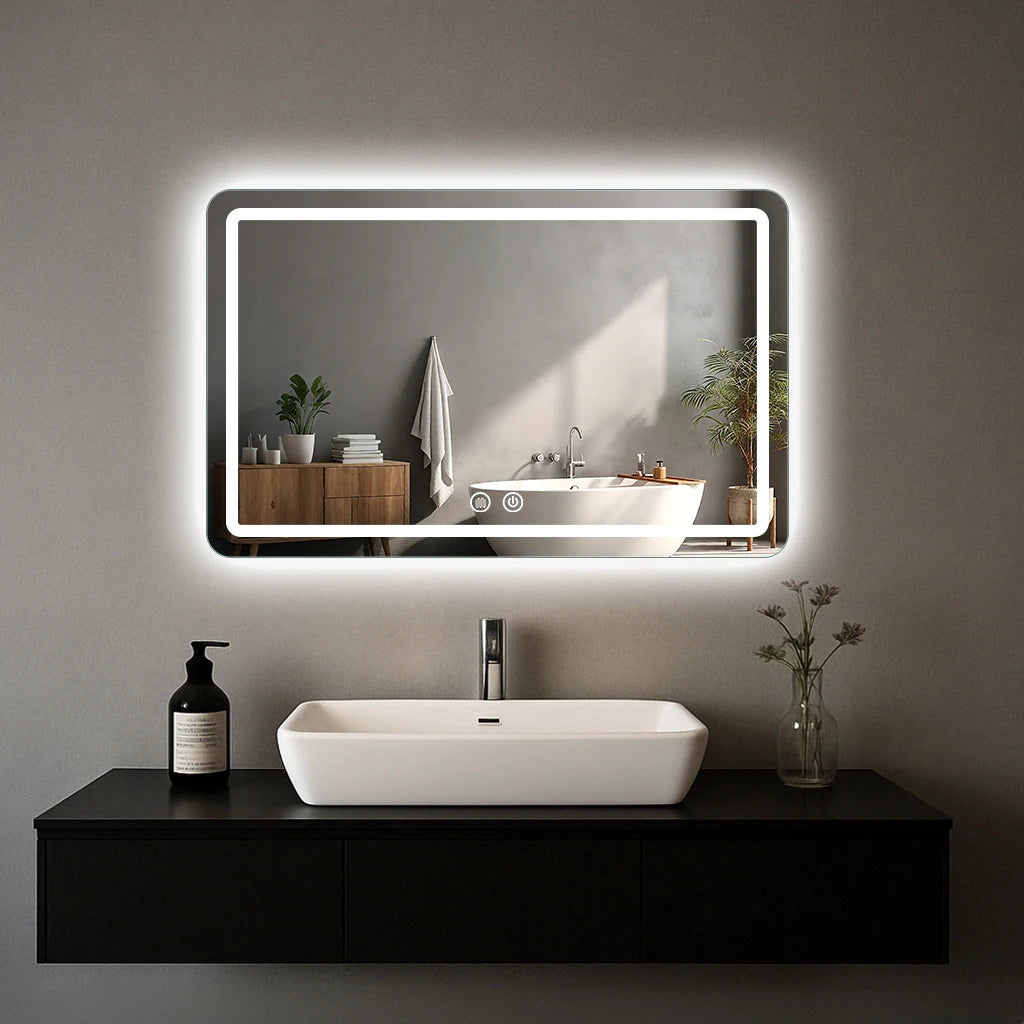 36x24 Backlit Bathroom Mirror