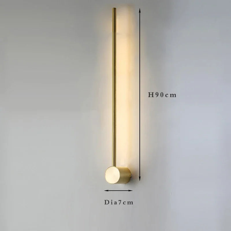 Minimalist Long Line LED Wall Lamp