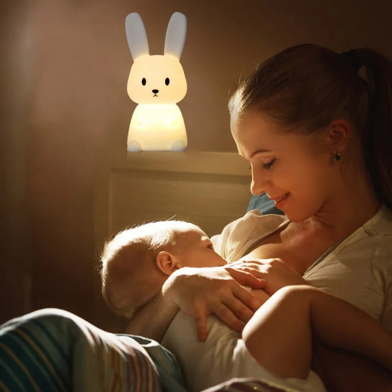 Silicone Rabbit Night Light