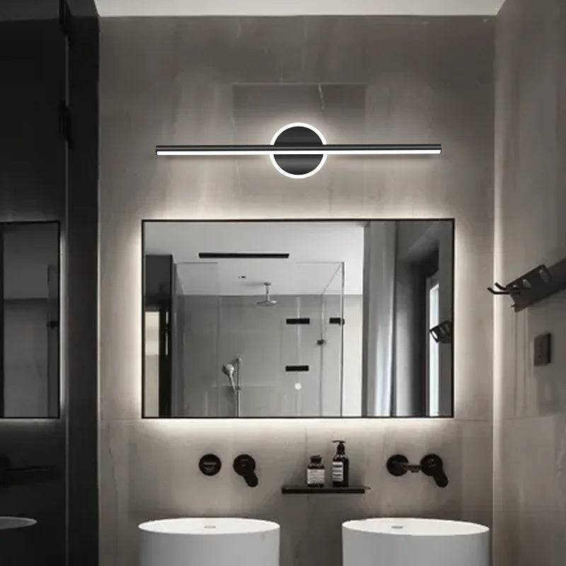 Black Gold Mirror Strip Light