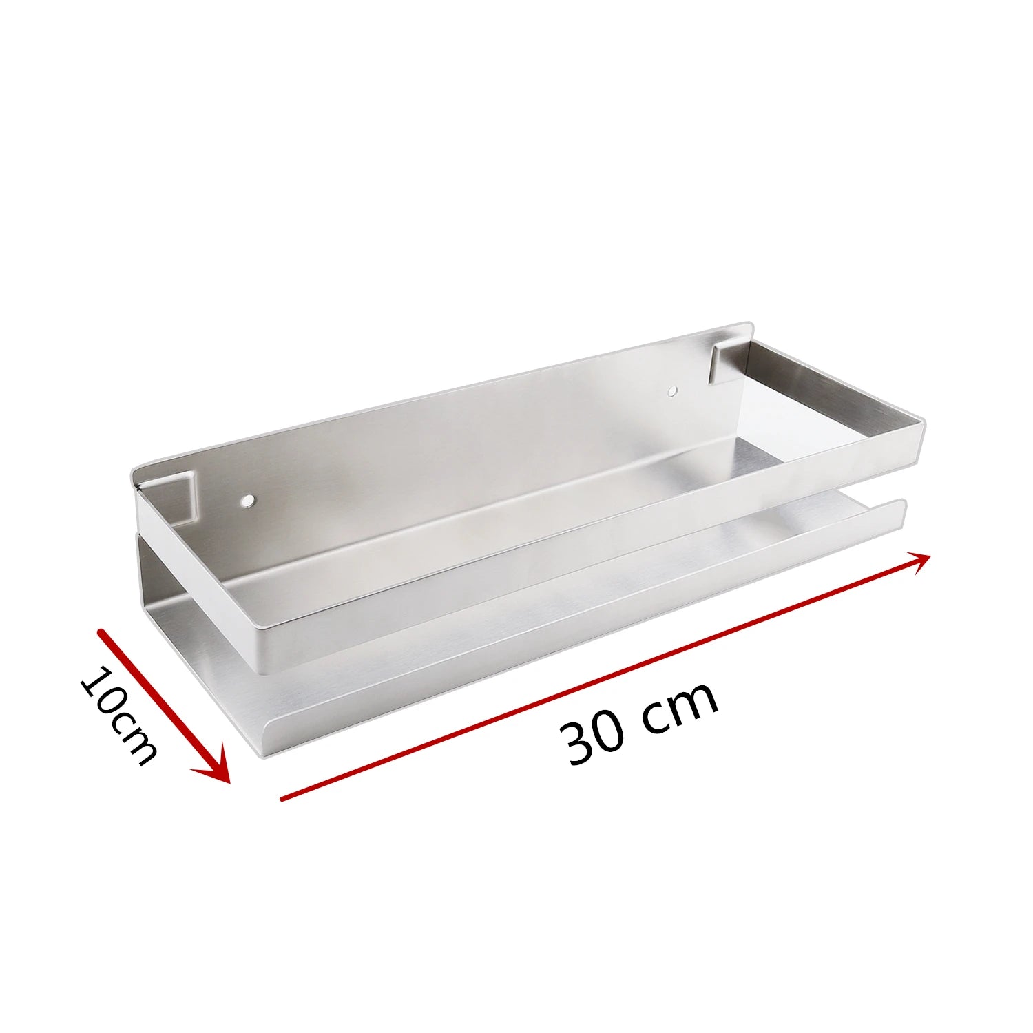 Bathroom Shelf 304 Stainless Steel Shower Rack Corner Shelf Square Bath Shower Wall Mounted Storage Organizer Rack