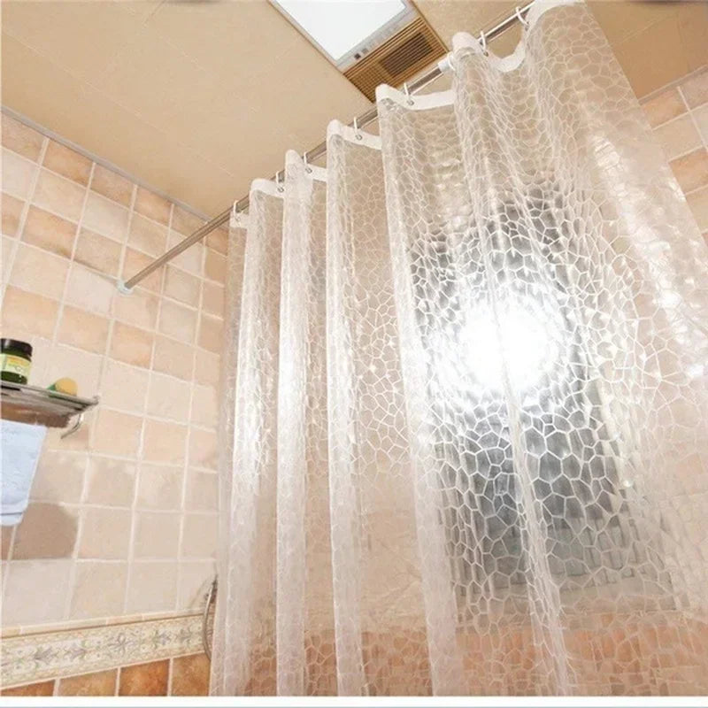 3D Water Cube Shower Curtain