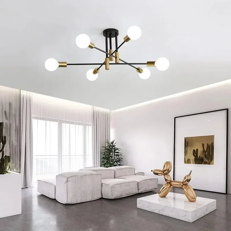 Nordic Branch Sputnik Ceiling Chandelier