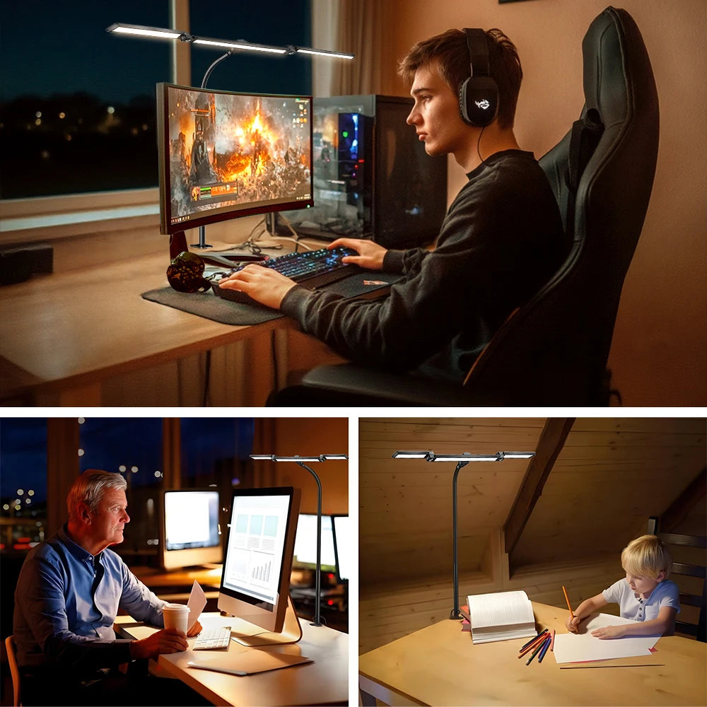 Eye-Care Metal Clip Lamp