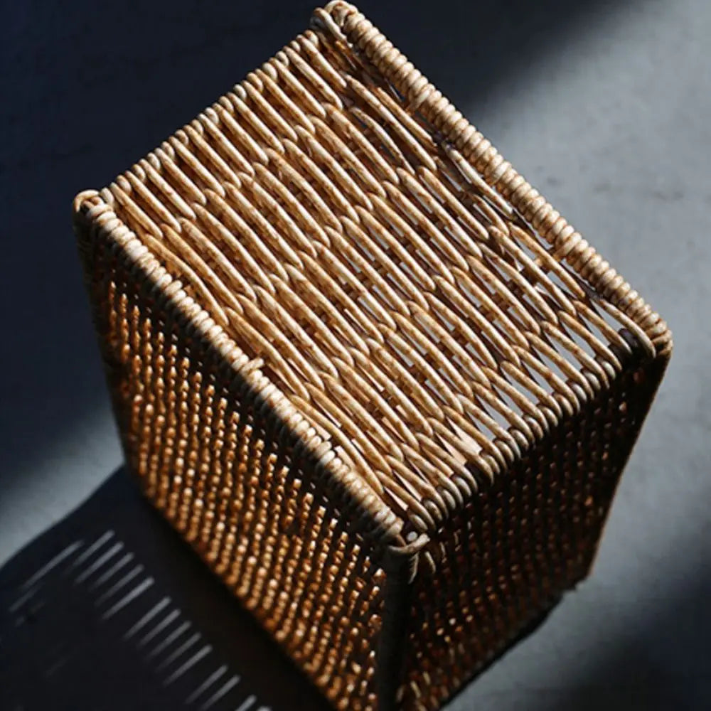Woven Rectangular Storage Basket