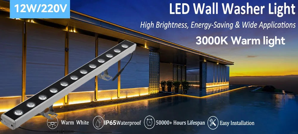 Wall Washer Light IP65 Aluminium