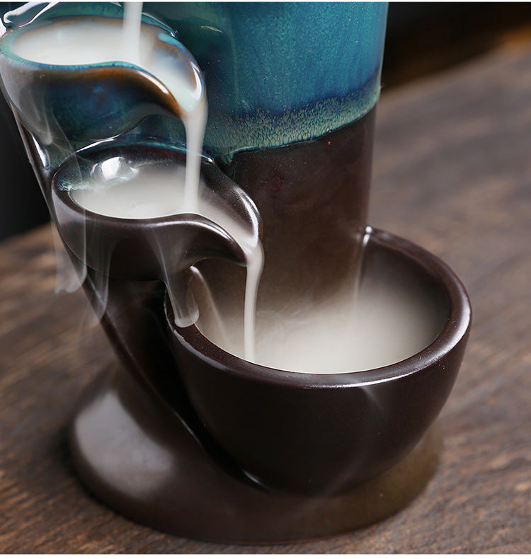 Handmade Torch Waterfall Incense Burner