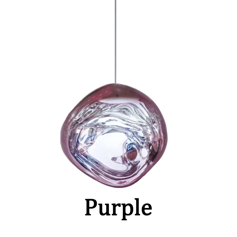 Modern Lava Ripple LED Chandelier