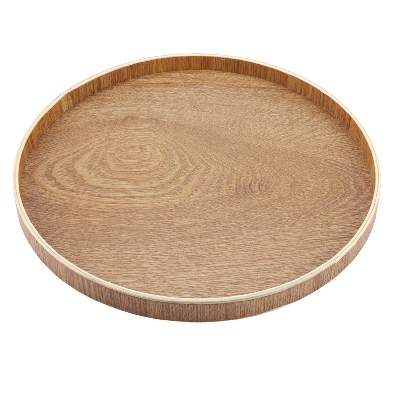 Round Wooden Serving Tray