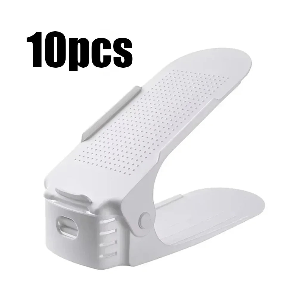 Adjustable Shoe Slot Organizers Set of 10