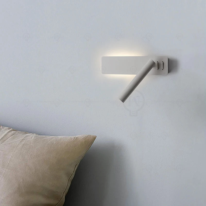 Nordic Rotating Reading Wall Lamp