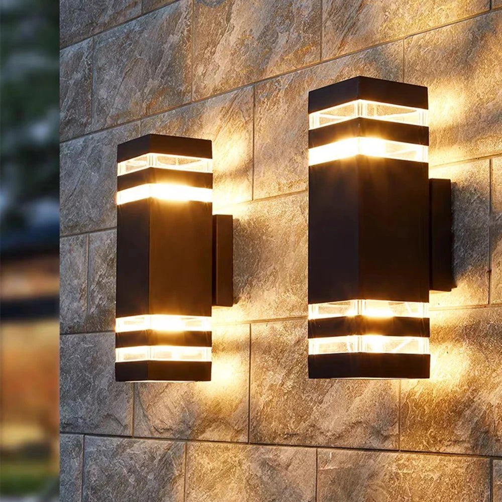 E27 Outdoor Up And Down Wall Sconce