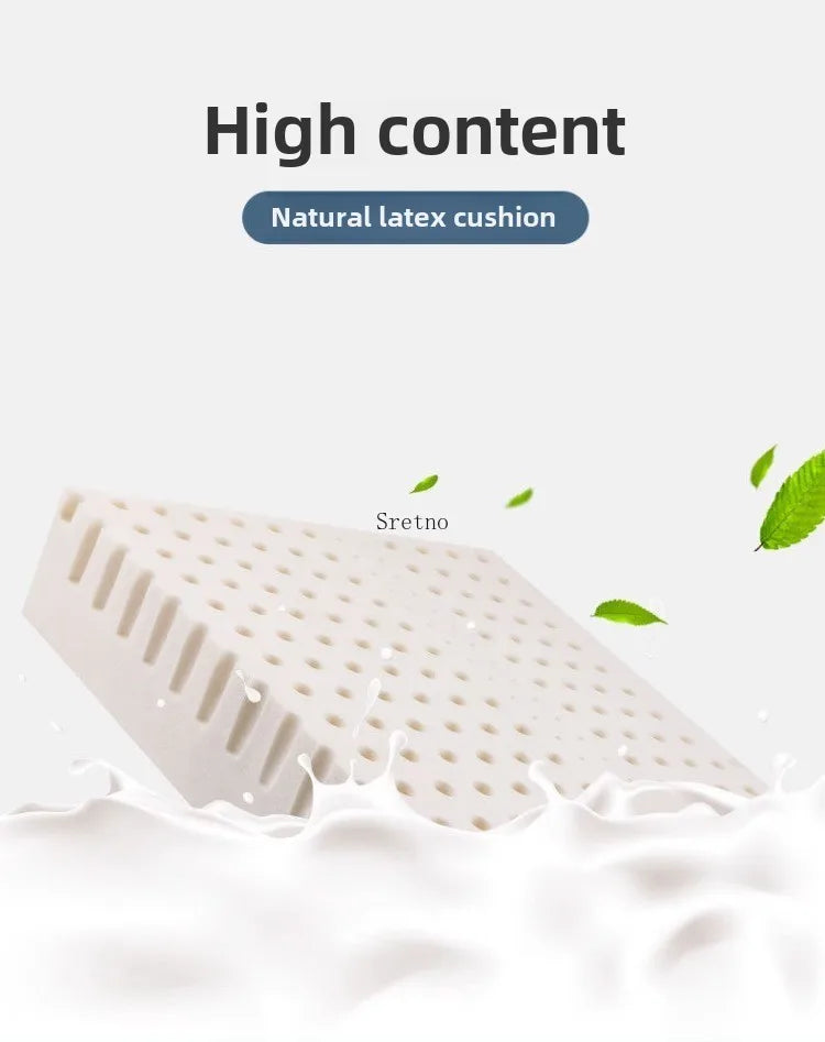 Natural Latex Cushion Student Classroom Stool Cushions Thickened Office Chair Cushion Sofa Floor Cushions Backrest Cojines 50x50