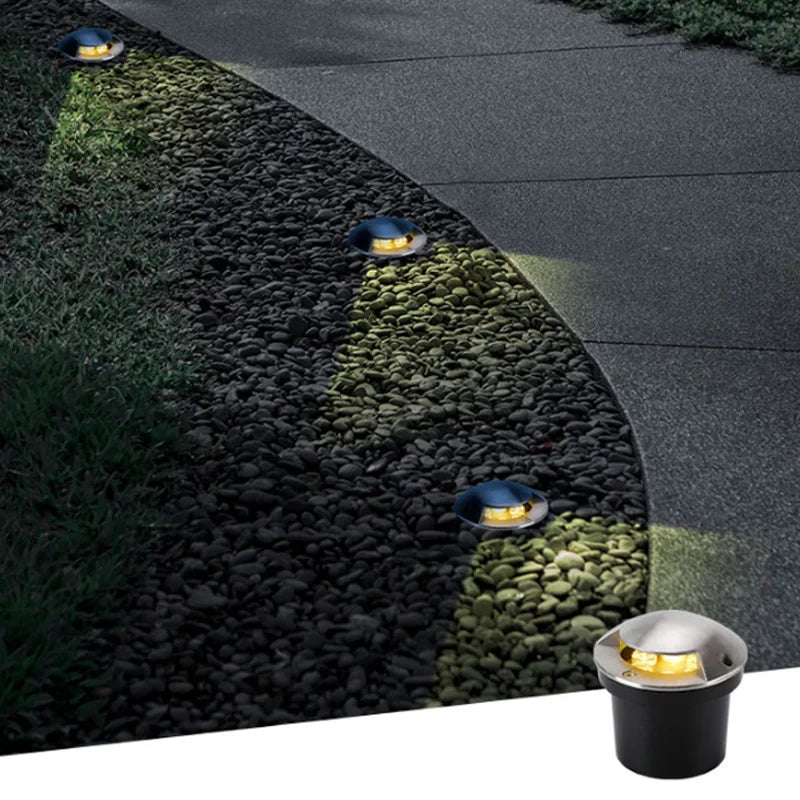 Outdoor Lighting 10W 6W 3W Garden Yard Step Stairs Floor Deck LED