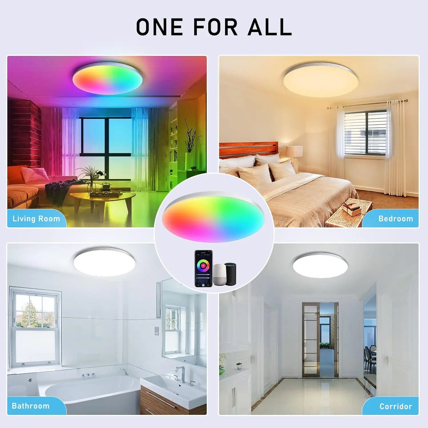 Smart Zigbee RGBCW Ceiling Light