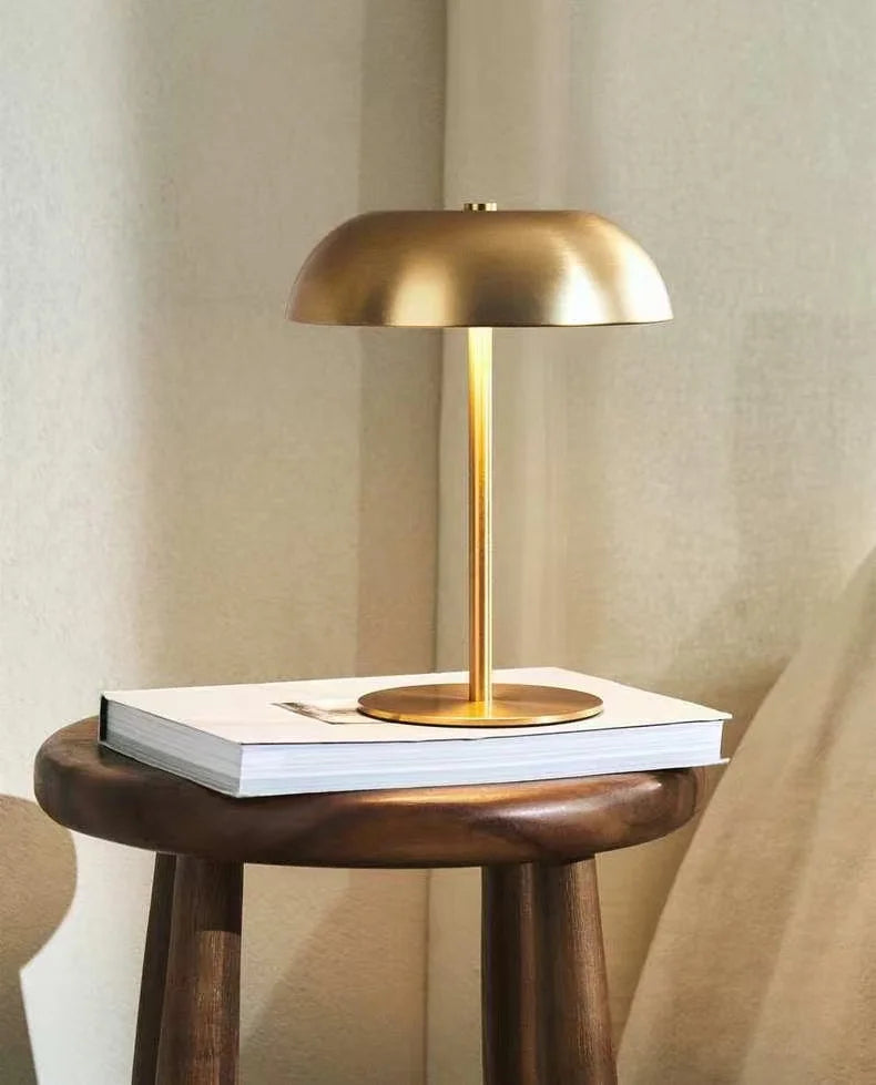 Cordless Rechargeable Mushroom Table Lamp