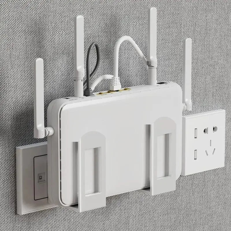 Wall Mounted Router Storage Bracket Pair