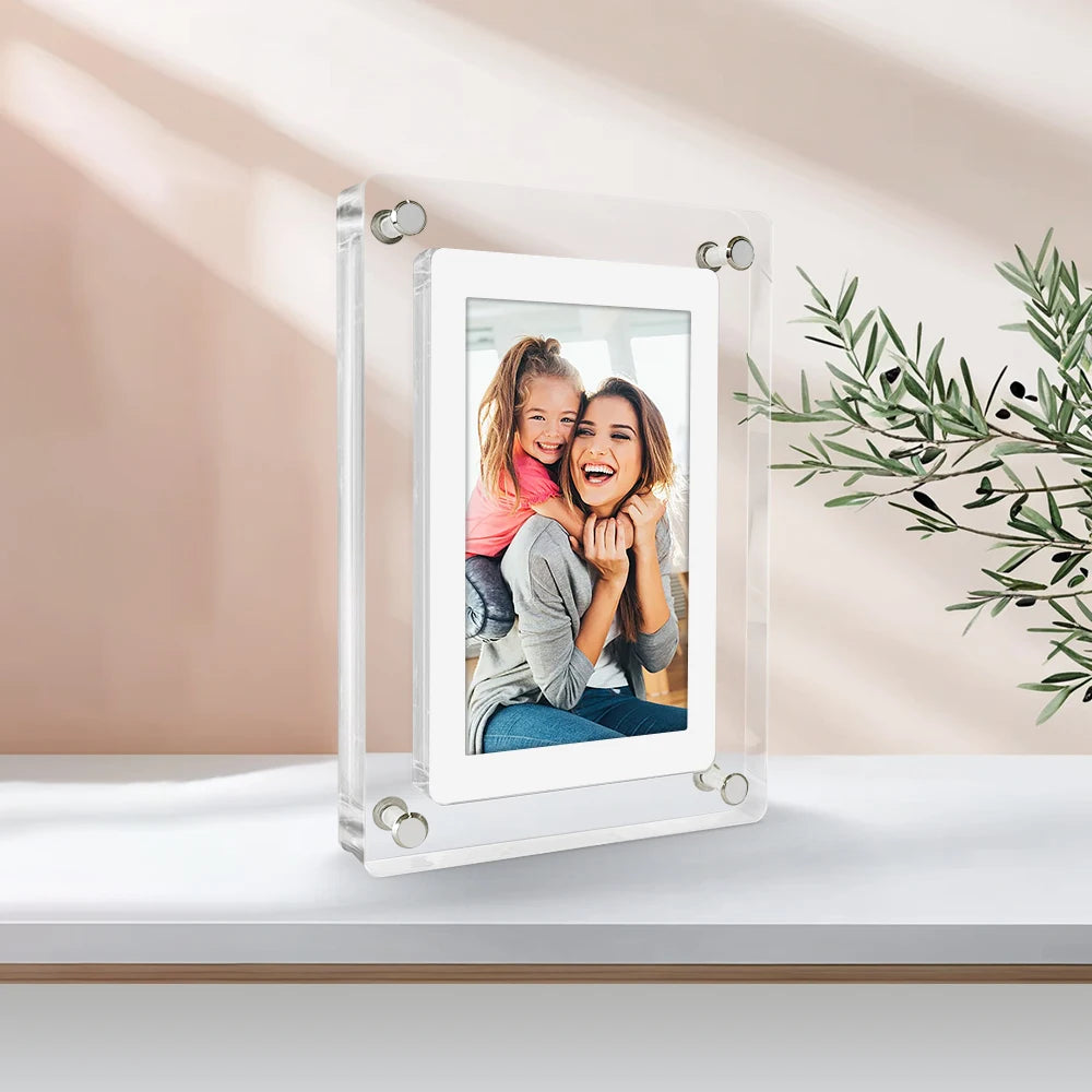 Rechargeable Acrylic Digital Photo Frame