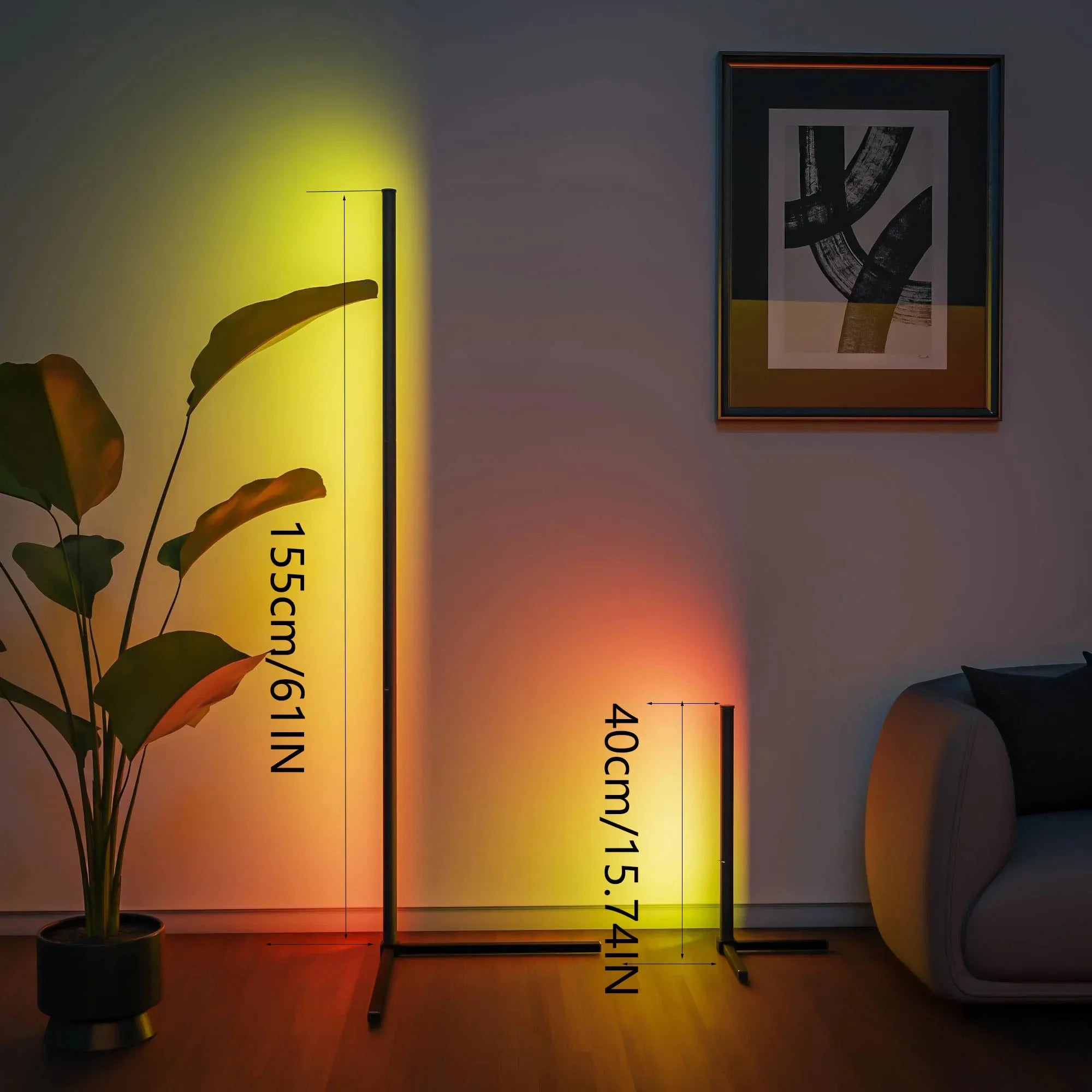 RGB Bluetooth Corner Floor Lamp