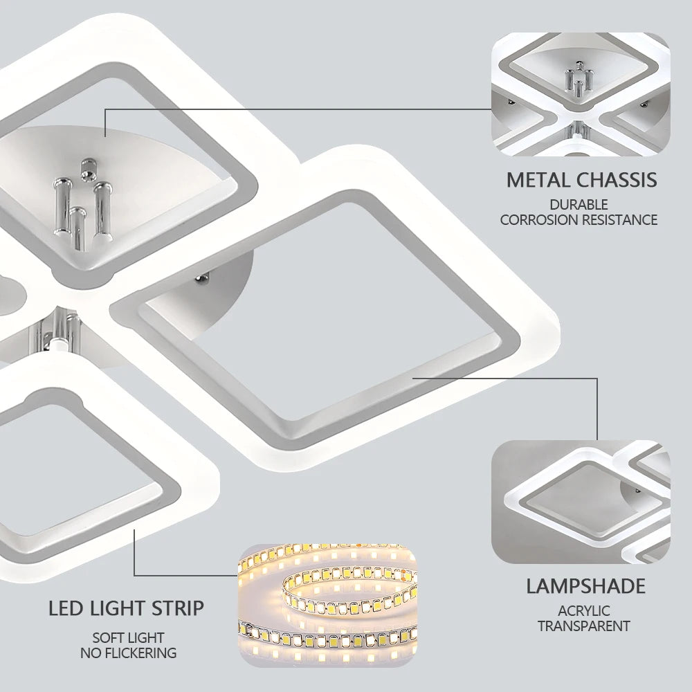 Nordic Multi Head LED Ceiling Light