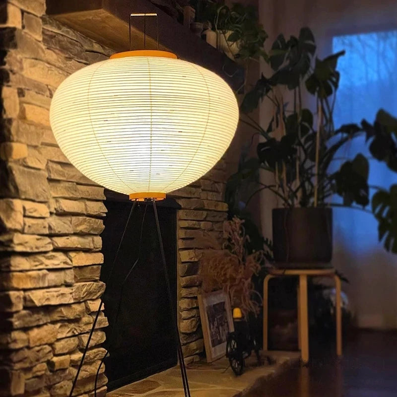 Japanese Xuan Paper Floor Lamp