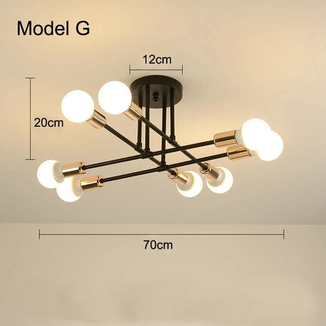 Nordic Minimalist LED Pendant Chandelier